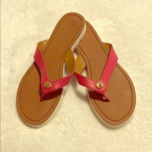 Coach flip flops
